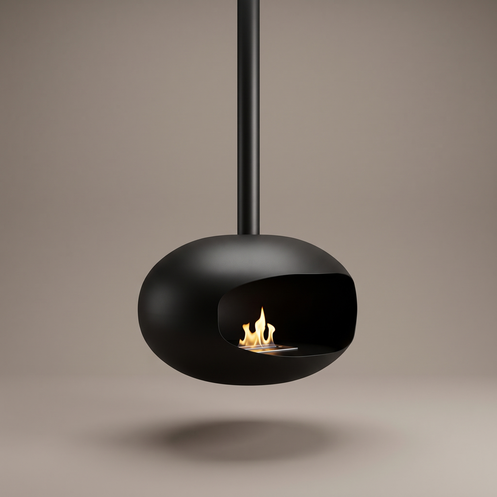 Aura Bioethanol Fireplace – Ceiling Suspended
