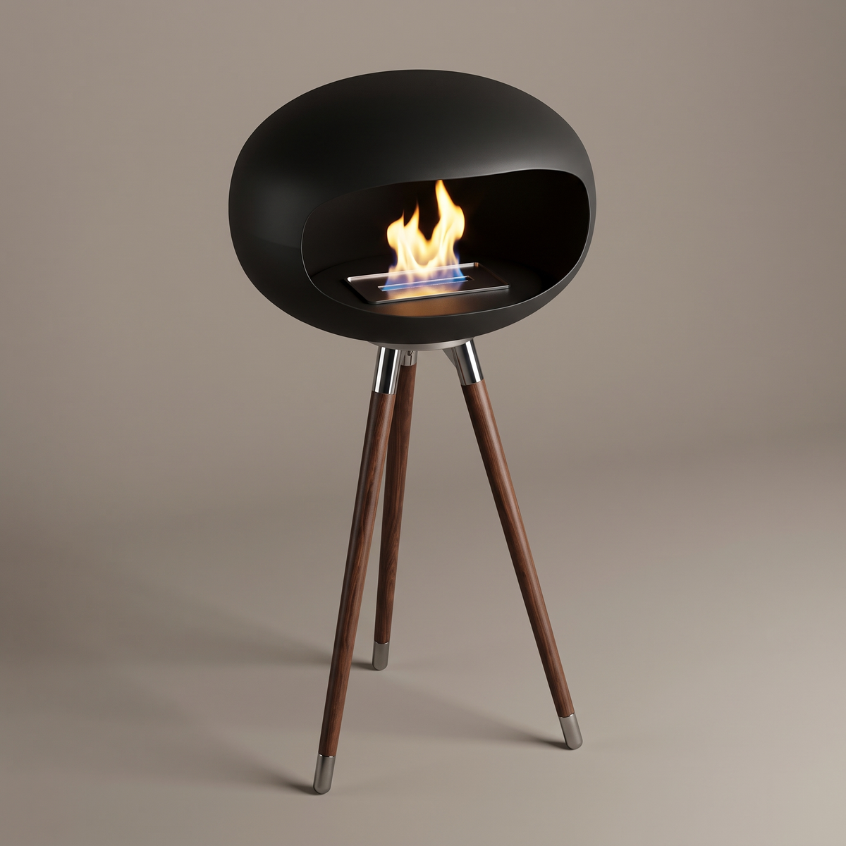Trivo Bioethanol Fireplace – Long Leg Tripod Design