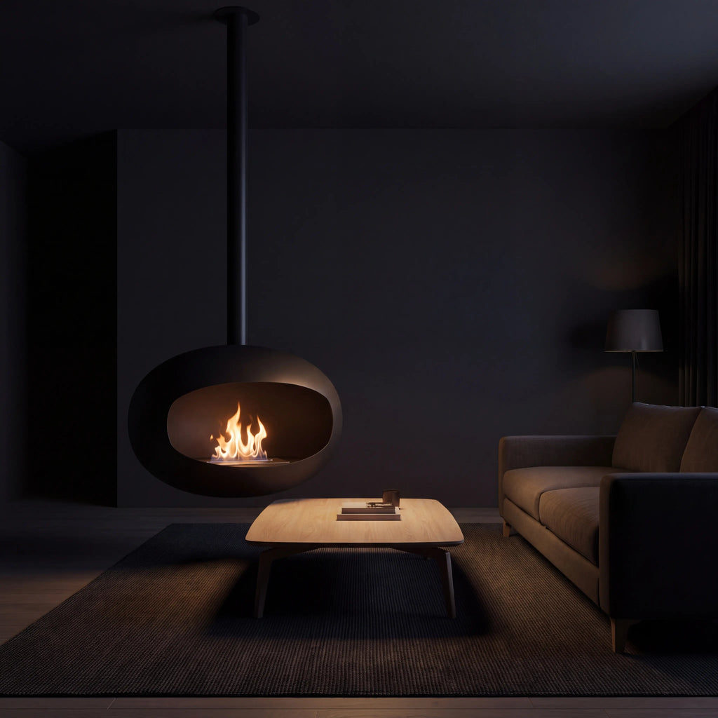 Aura Bioethanol Fireplace – Ceiling Suspended