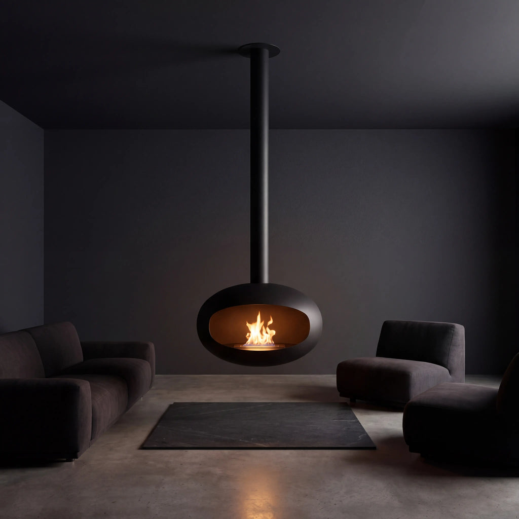 Aura Bioethanol Fireplace – Ceiling Suspended