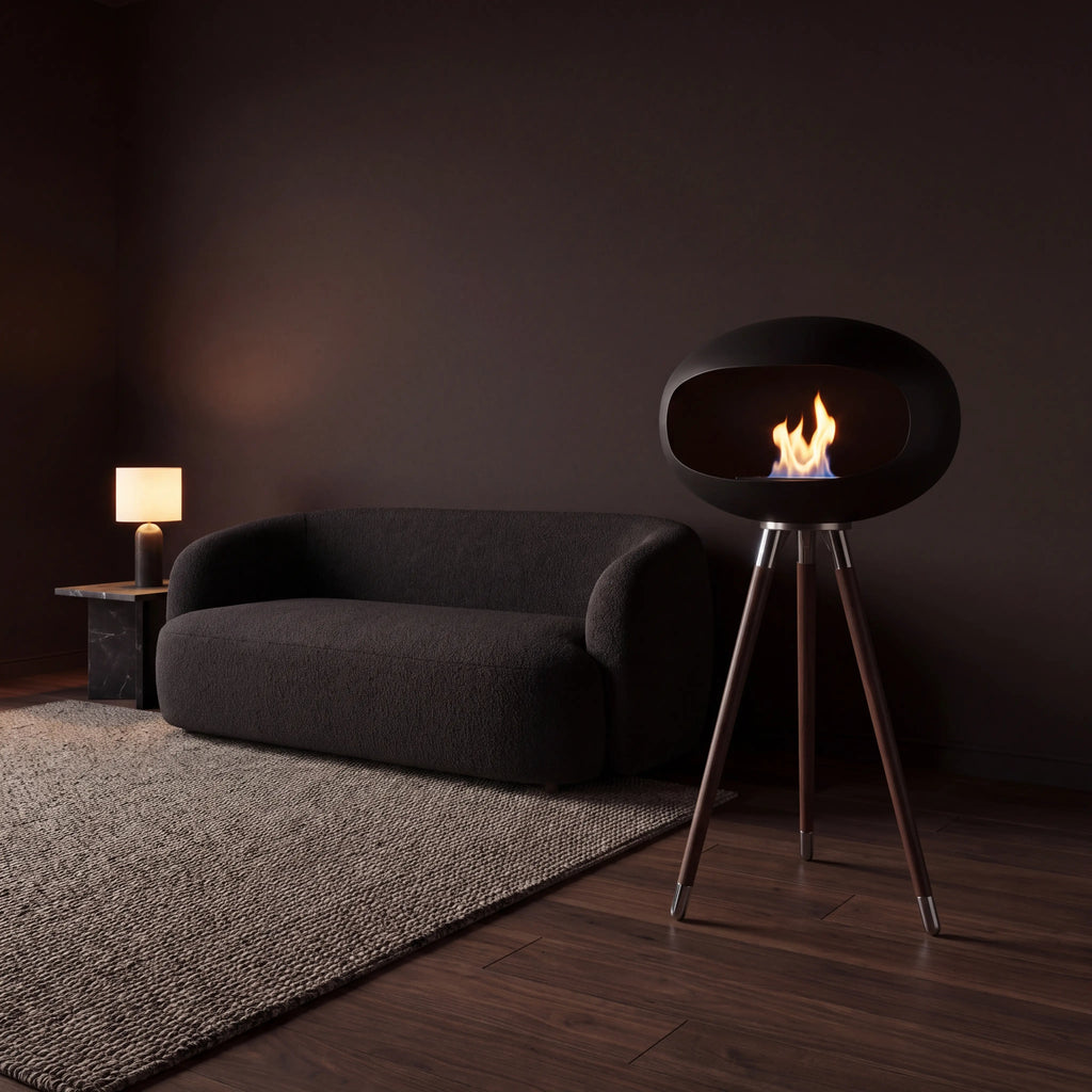 Trivo Bioethanol Fireplace – Long Leg Tripod Design