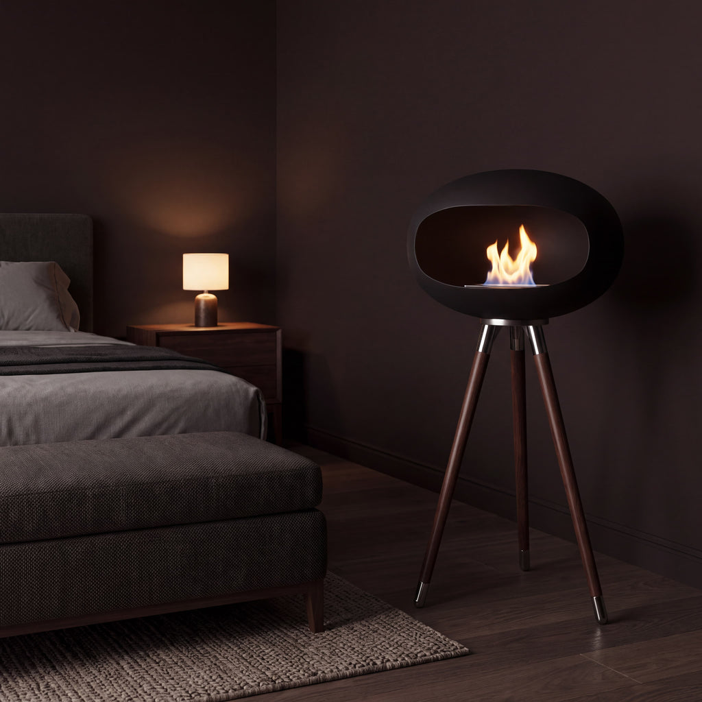 Trivo Bioethanol Fireplace – Long Leg Tripod Design